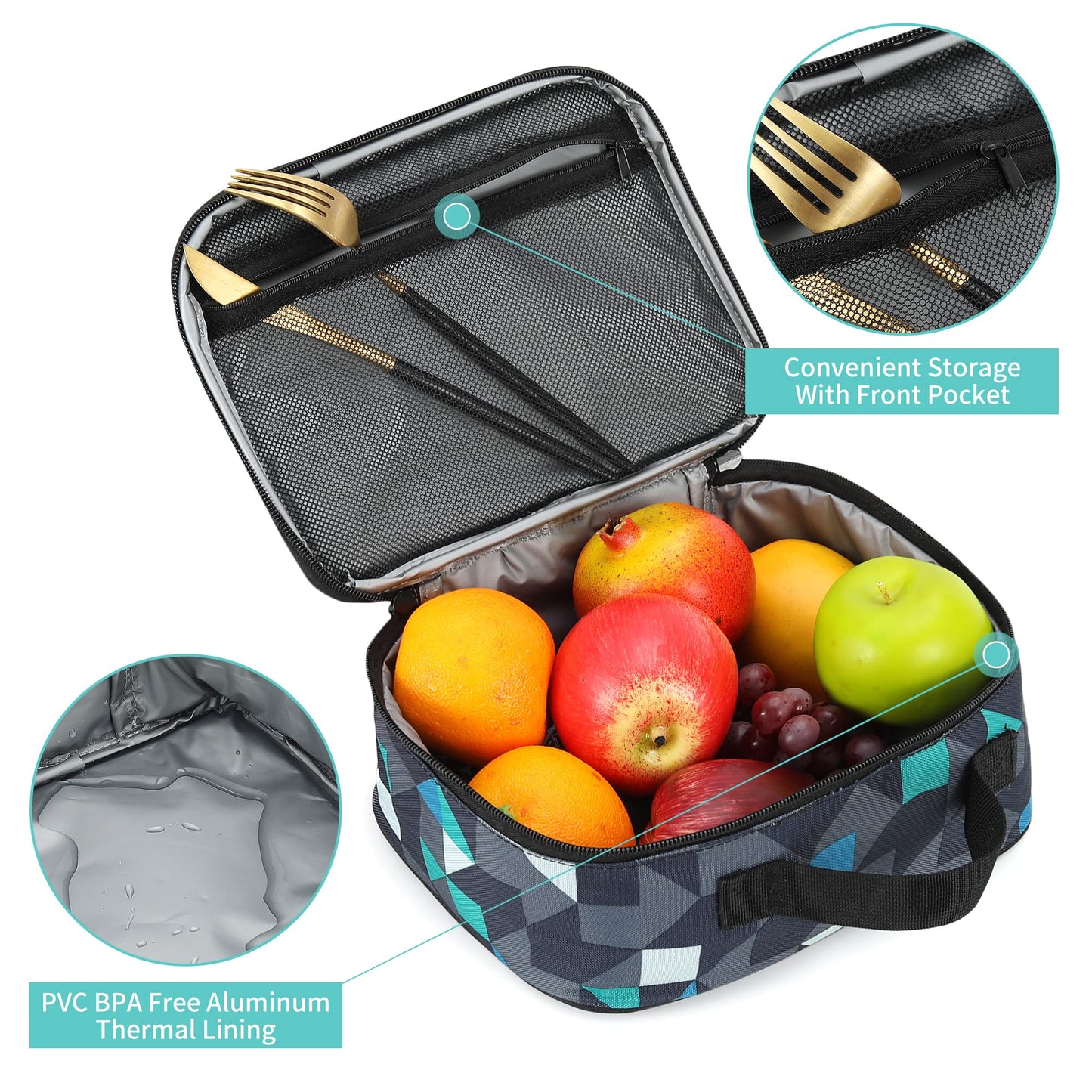 Lunch Box with Padded Liner