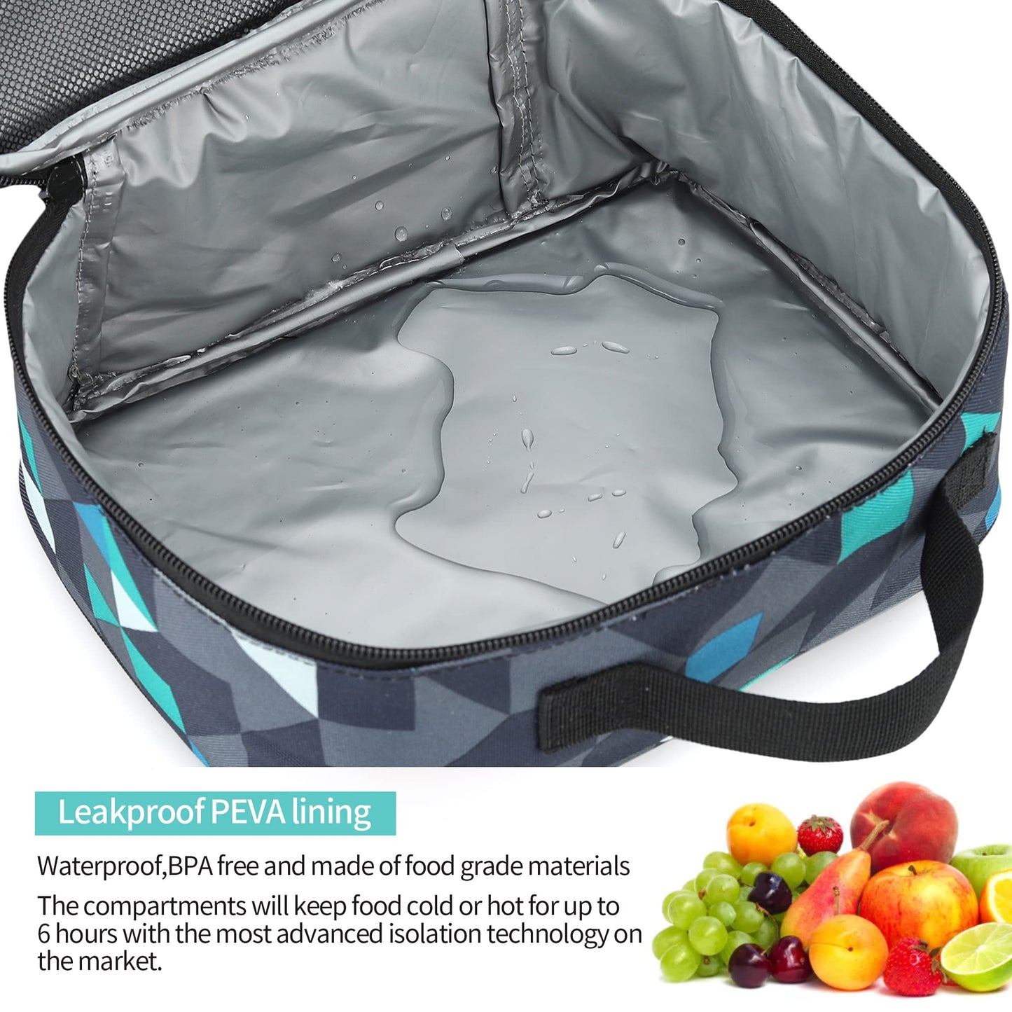 Lunch Box with Padded Liner