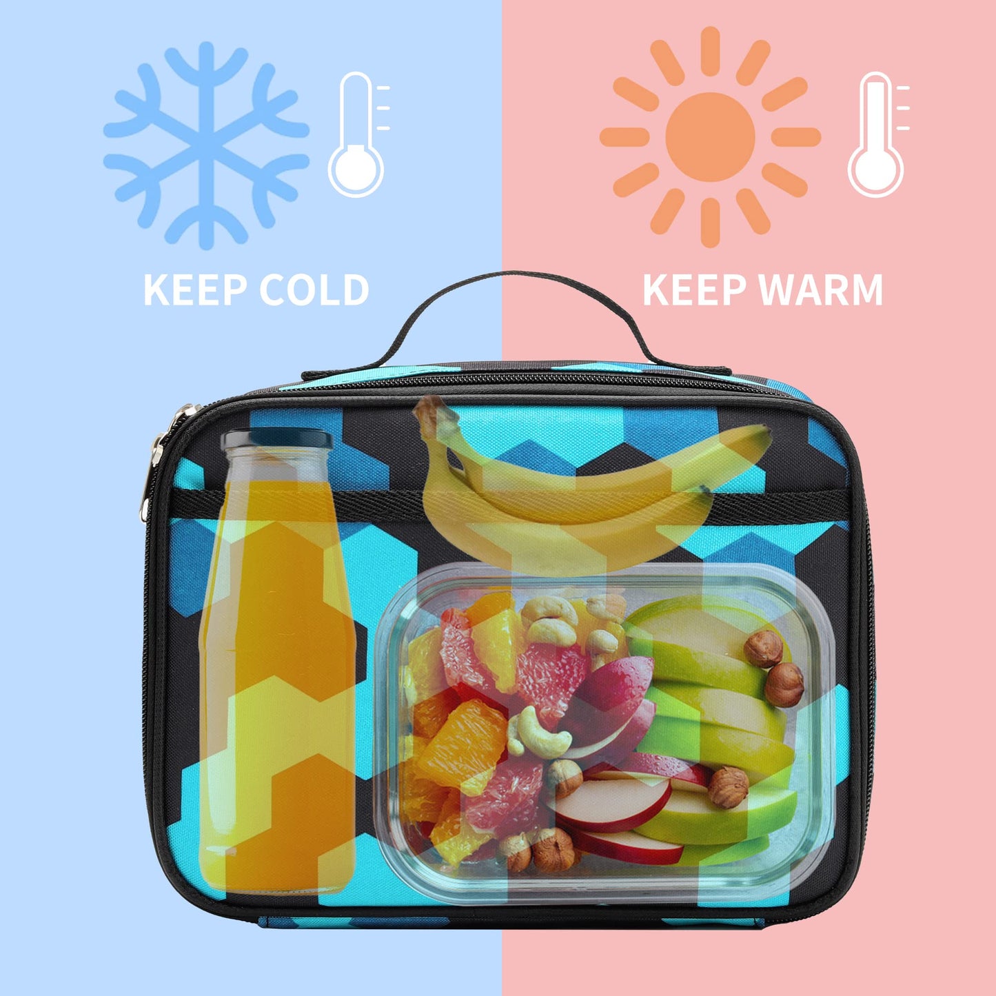 Lunch Box with Padded Liner